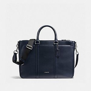 Coach metropolitan perry tote midnight blue